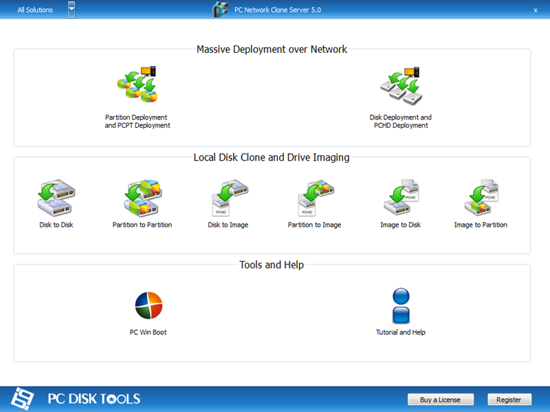 PC Network Clone Free 5.0 Beta software screenshot