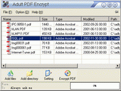 PDF Encrypt COM/SDK 3.0 software screenshot