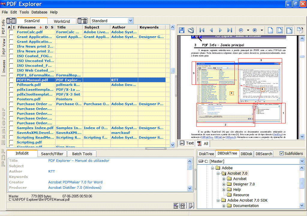 PDF Explorer 1.5.66.2 software screenshot