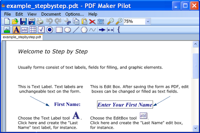 PDF Maker Pilot 2.3.1046 software screenshot