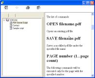 PDF Server Script 1.0 software screenshot