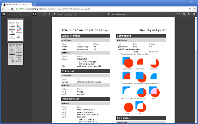 PDF Viewer for Chrome 0.8.1122 software screenshot
