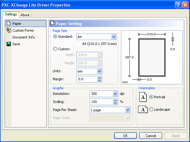 PDF-XChange Lite 5.0.267 software screenshot