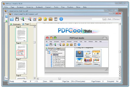 PDFCool Free Studio 3.50.130330  software screenshot