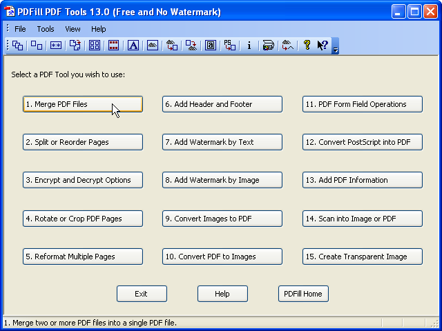 PDFill 13.0.3 software screenshot