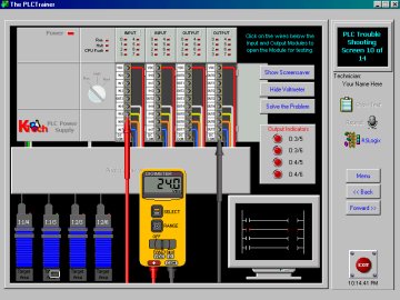 PLC Training - RSlogix Simulator 4.32 software screenshot