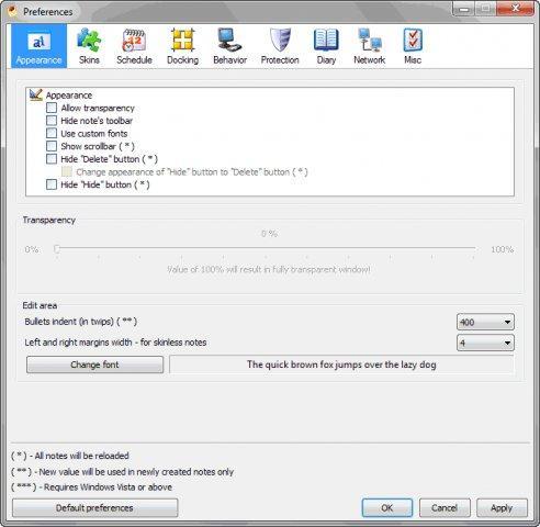 PNotes.NET 3.3.0.3 software screenshot