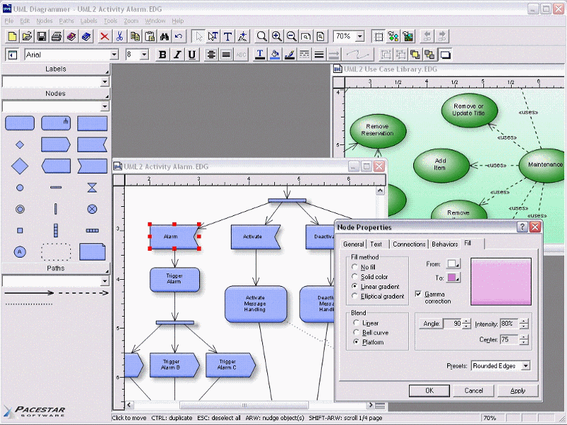 Pacestar UML Diagrammer 6.48.2118 software screenshot