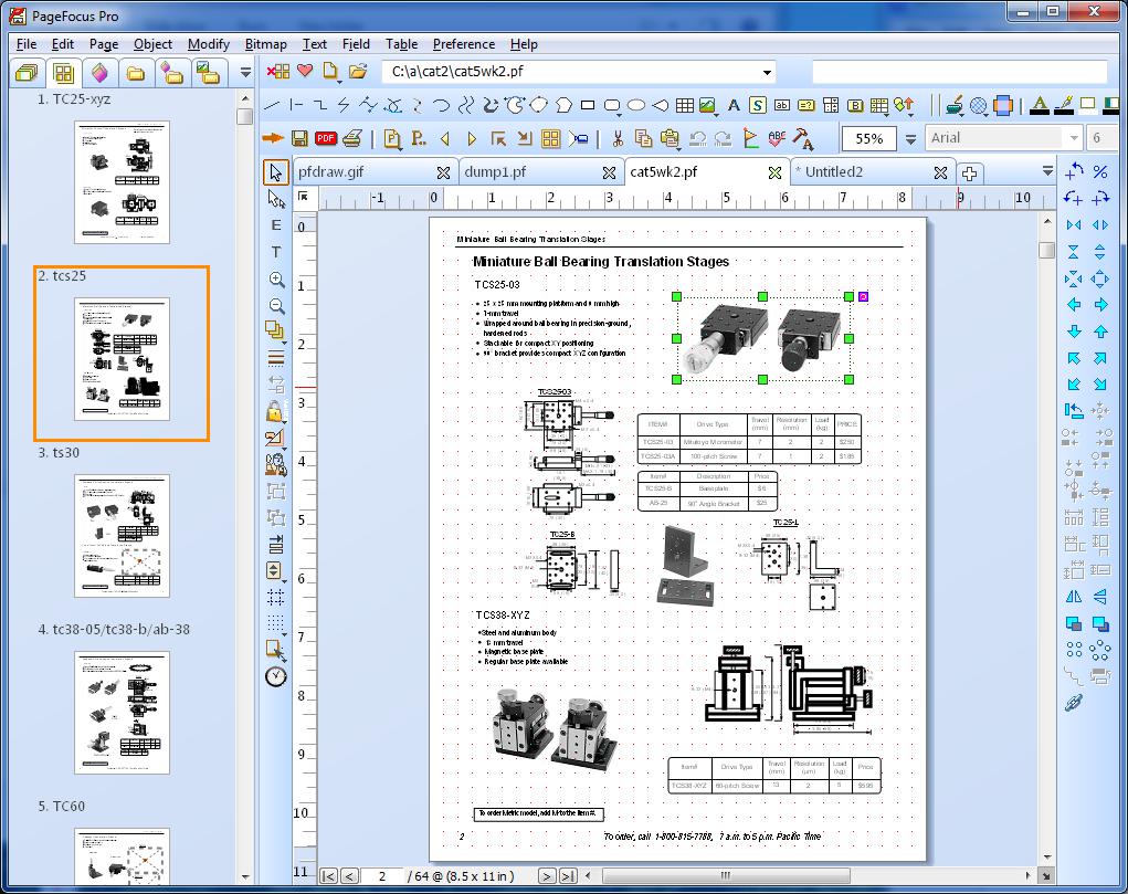 PageFocus Pro 8.86.020 software screenshot