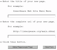 PageJumper, Web Page Redirector Utility 2.10.04 software screenshot