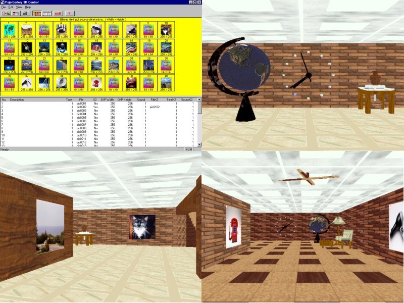 PajerGallery 3D 1.1 software screenshot