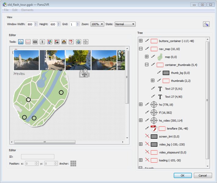 Pano2VR 5.1 software screenshot