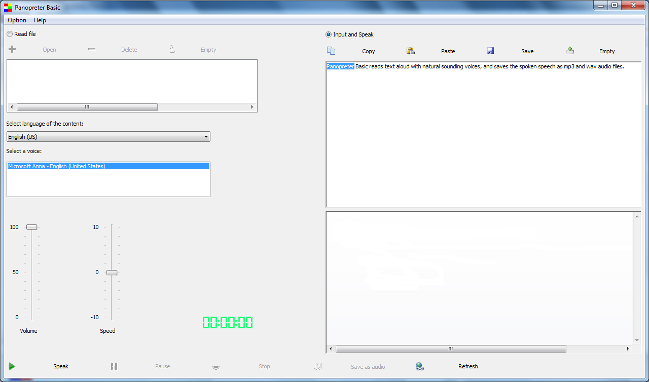 Panopreter Basic 3.0.92.6 software screenshot