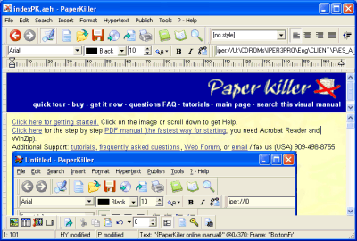 Paper Killer 2011.26.10 software screenshot