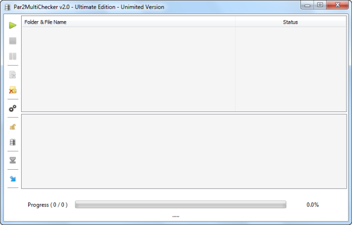 Par2MultiChecker Ultimate Edition 2.21 software screenshot