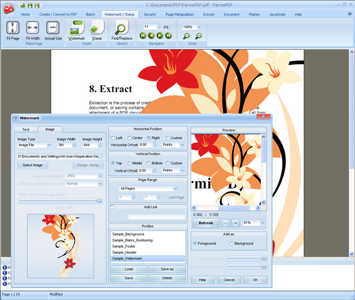ParmisPDF - Premium Edition 5.3 software screenshot
