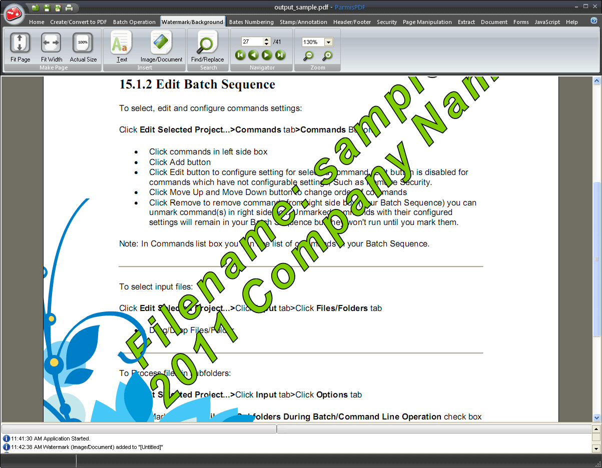 ParmisPDF 8.2.0.121 software screenshot