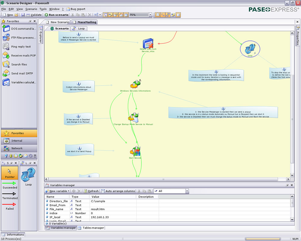 PaseoExpress Community Edition 0.9.1.87 software screenshot