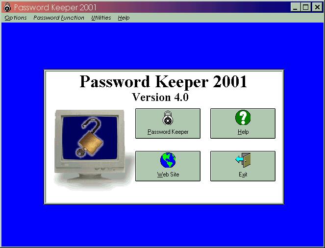 Password Keeper 5.2 software screenshot
