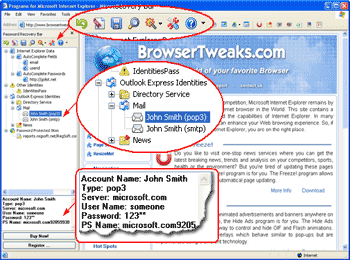 Password Recovery Bar 2.1.15.0207 software screenshot