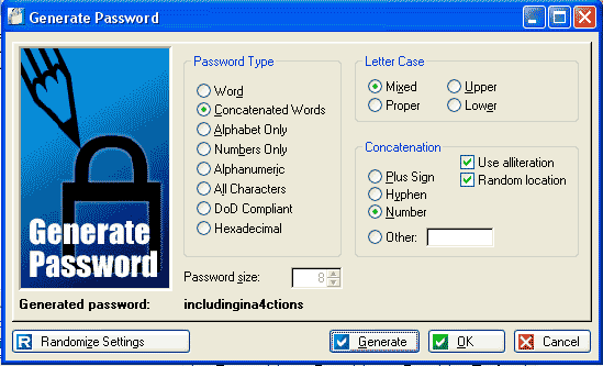 Passwords Max for Groups 5.94.5975 software screenshot