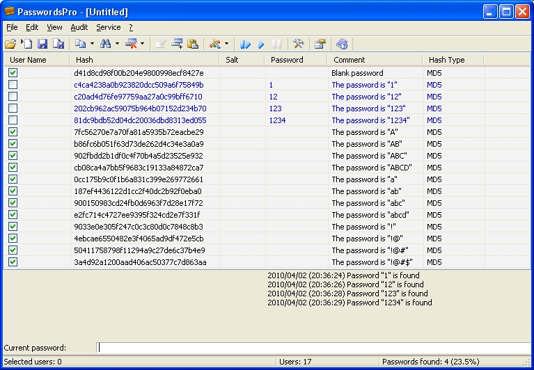 PasswordsPro 3.1.2.1 software screenshot