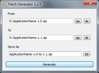 Patch Generator 1.2.5 software screenshot