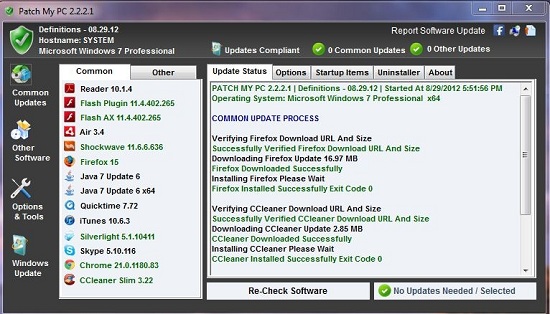 Patch My PC 3.0.4.1 software screenshot