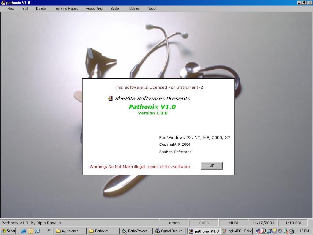 Pathonix Demo 1.0 software screenshot