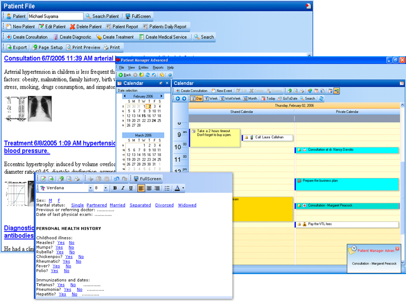 Patient Manager Express 1.9 software screenshot