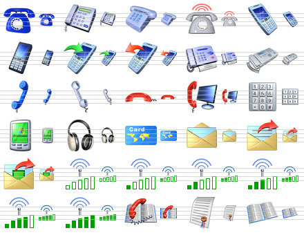 Phone Icon Library 3.22 software screenshot