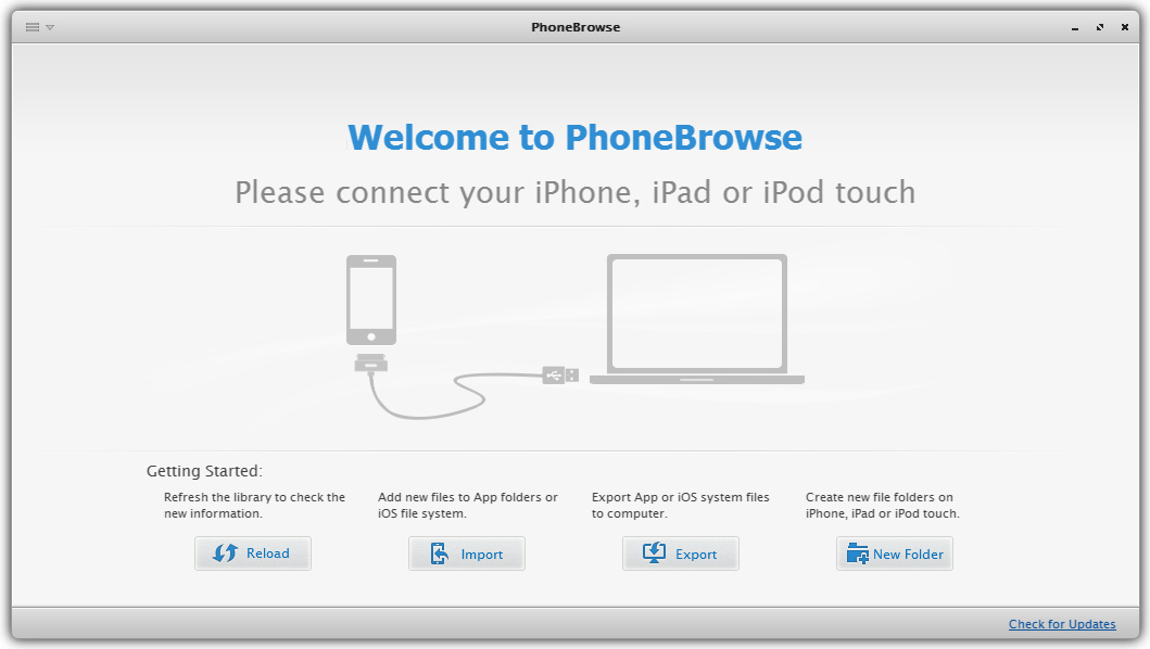 PhoneBrowse 3.2.0 software screenshot