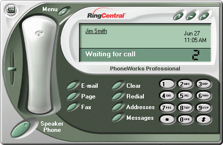 PhoneWorks 2002 software screenshot