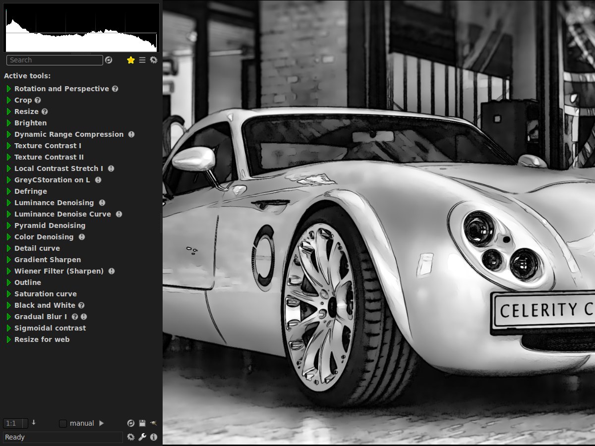 Photivo 2014-01-18 software screenshot