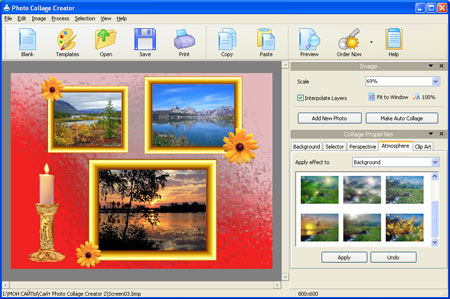 Photo Collage Creator 4.35 software screenshot