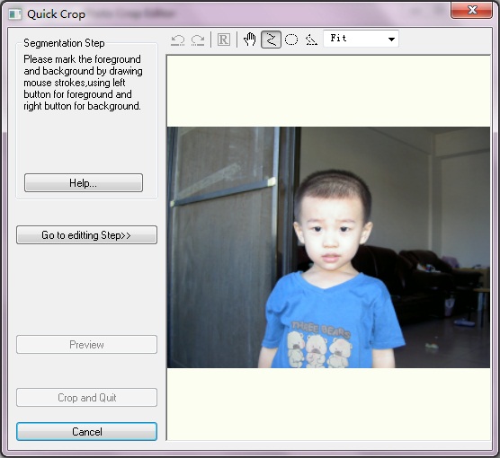 Photo Crop Editor 2.03 software screenshot