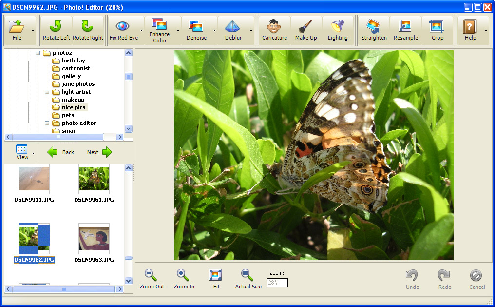 Photo! Editor 1.1 software screenshot
