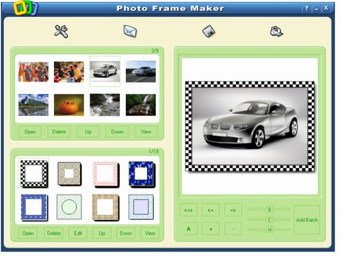 Photo Frame Maker 2.00 software screenshot
