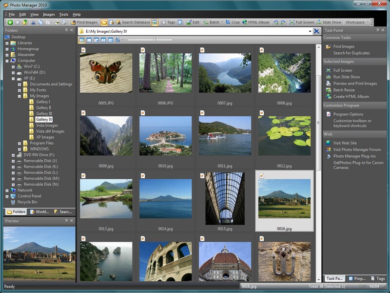 Photo Manager Professional 2010 2.0.11 software screenshot