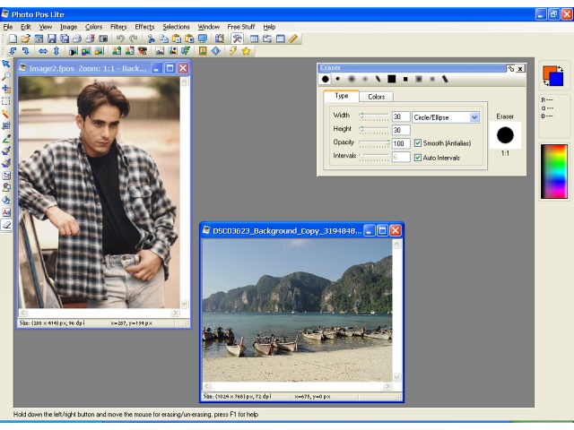 Photo Pos Lite 1.90.5 software screenshot