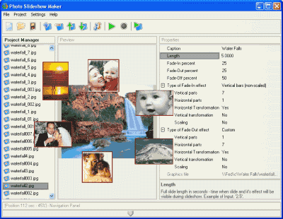 Photo SlideShow Maker 1.0 software screenshot