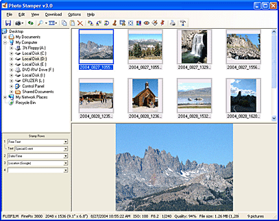 Photo Stamper 4.1 software screenshot