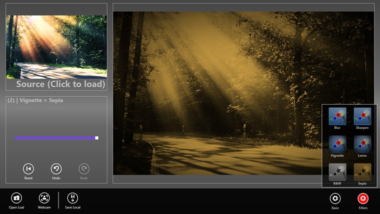 PhotoWand for Windows 8 1.6 software screenshot