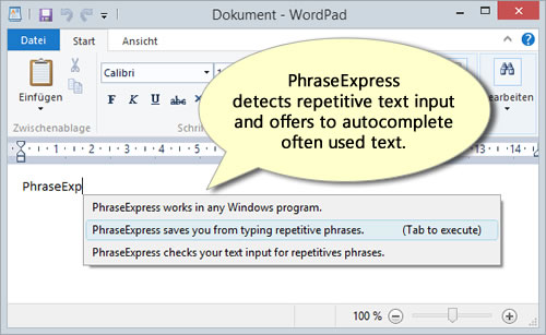 PhraseExpress Professional 12.0.145 software screenshot