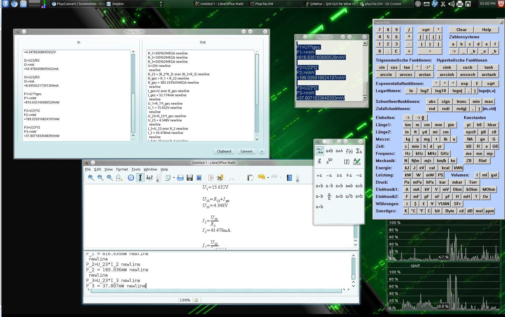 PhyxConvert 0.2.1 software screenshot