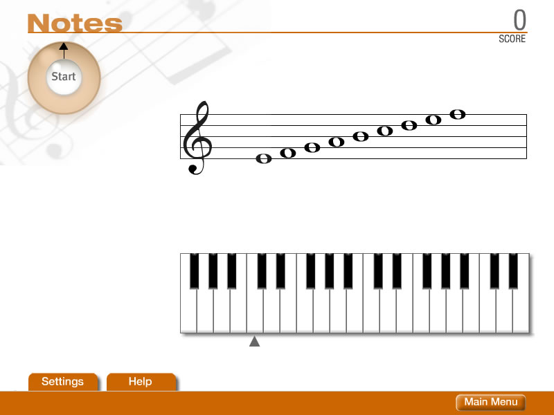 PianoHead 2.0 software screenshot