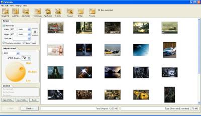 PicShrink 2.5 software screenshot