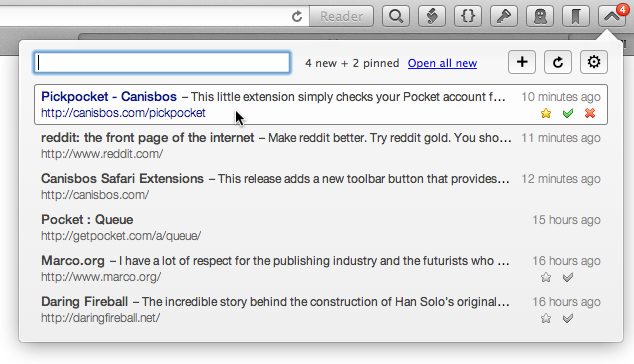 Pickpocket for Chrome 1.3.5.0 software screenshot