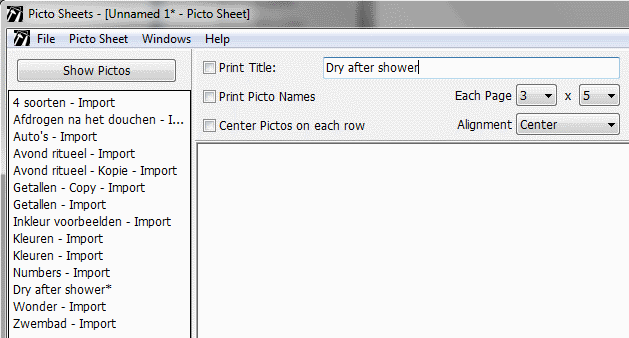 Picto-Selector 1.6.27.220 software screenshot