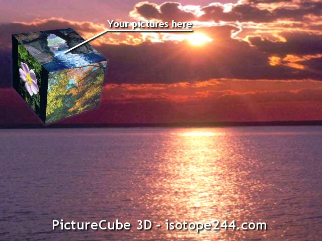 Picture Cube 3D 1.12 software screenshot